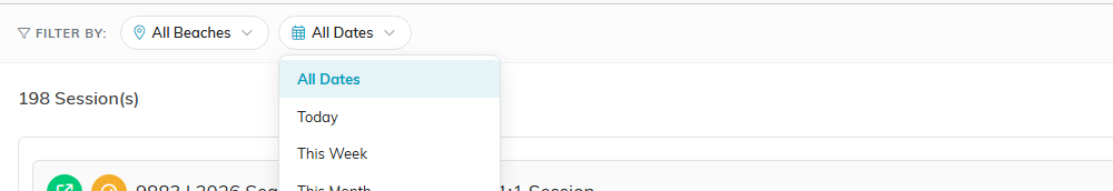 The Custom Range date picker open beside the date pill
