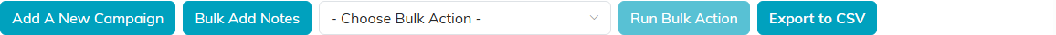 The Add A New Campaign button at the top of the Active Campaigns list