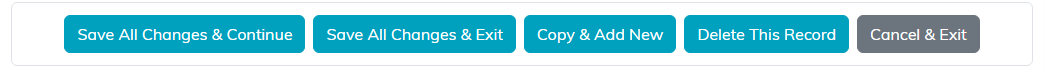 The Save All Changes and Continue and Save All Changes and Exit buttons