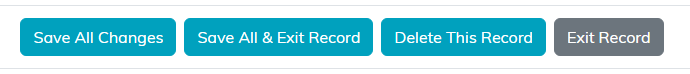 The Save All Changes and Save All and Exit Record buttons