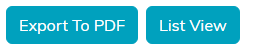 The Export To PDF and List View buttons above the calendar
