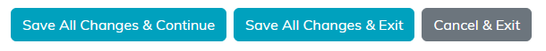 The save button row at the bottom of the Trip Type Details tab