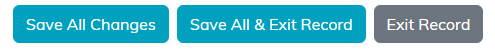 The save button row at the bottom of the account