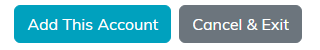 The Add This Account and Cancel and Exit buttons