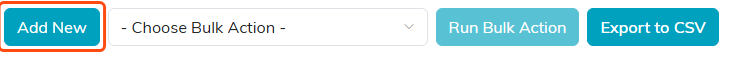 The Add New button above the Inventory Lending Lists